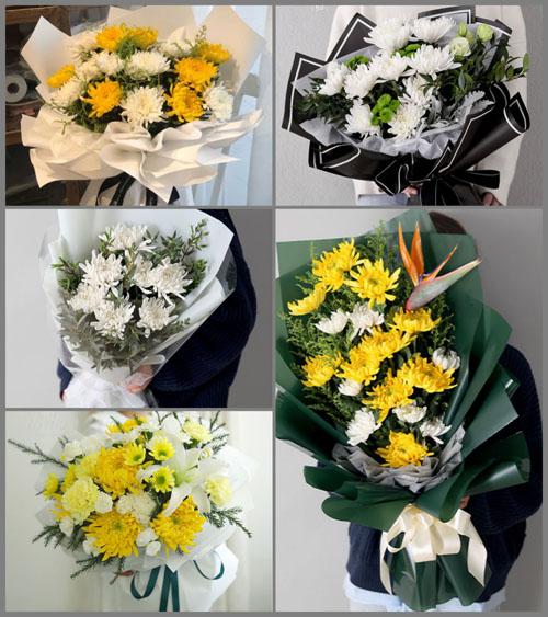 广东梅州市蕉岭县新铺镇尖坑村白事花束代送